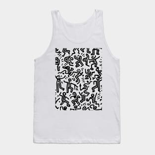 Everyday Lives of People - Graffiti Abstract Art Tank Top